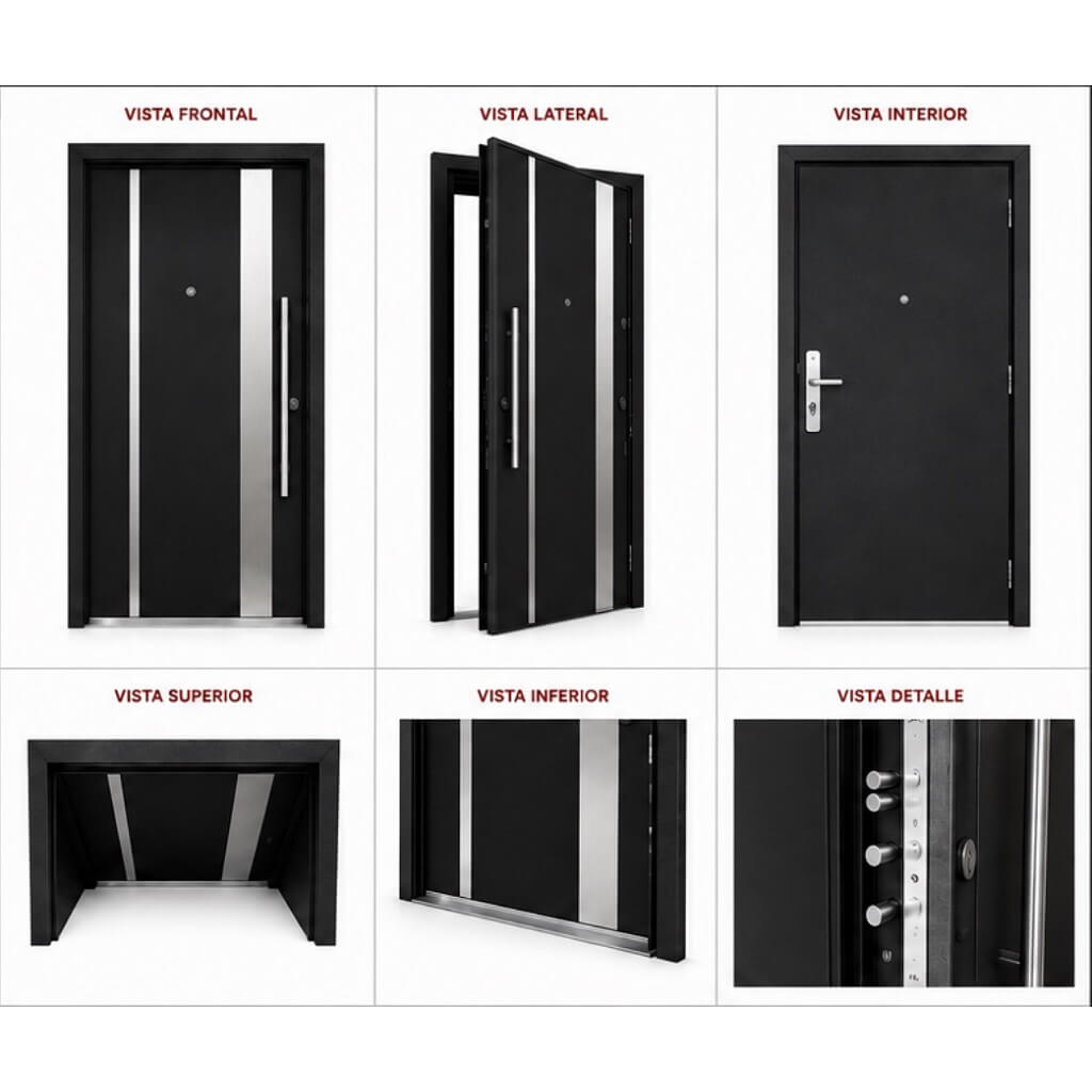 Puerta de seguridad residencial - Image 2